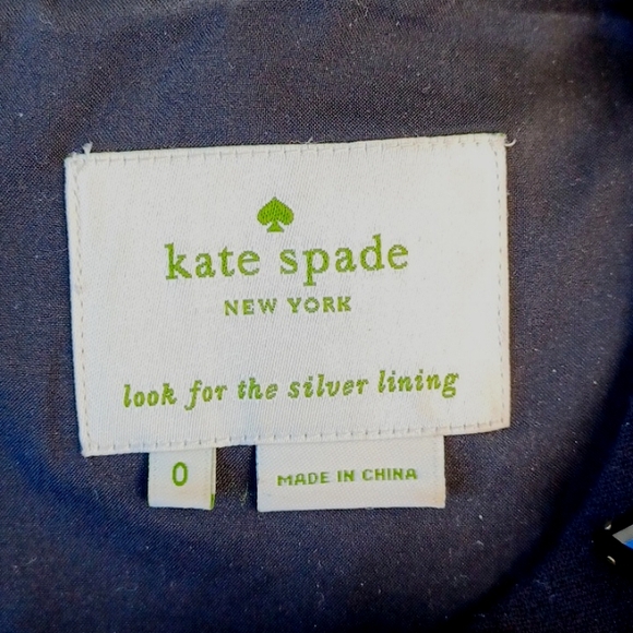 Kate Spade Empire Waist Bejeweled Neckline Sleeveless A Line Dress- Sz. 0 - Picture 2 of 12